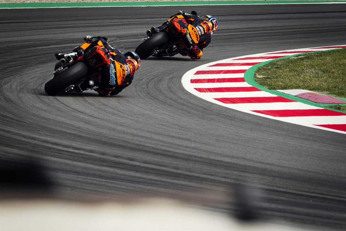 Brad Binder & Miguel Oliveira KTM Moto2 Circuit de Barcelona-Catalunya 2018