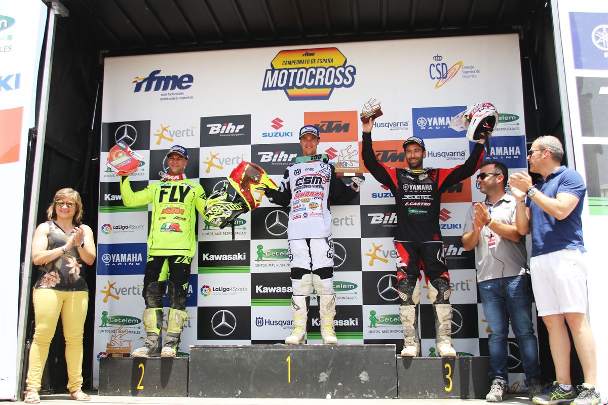 Podio MX1_Cto. España Motocross_Malpartida de Cáceres