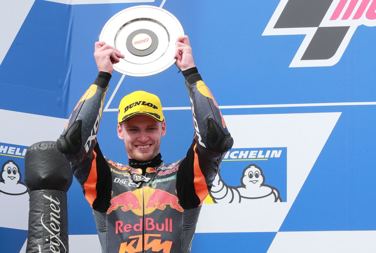 Brad Binder Podium Philip Island 2017