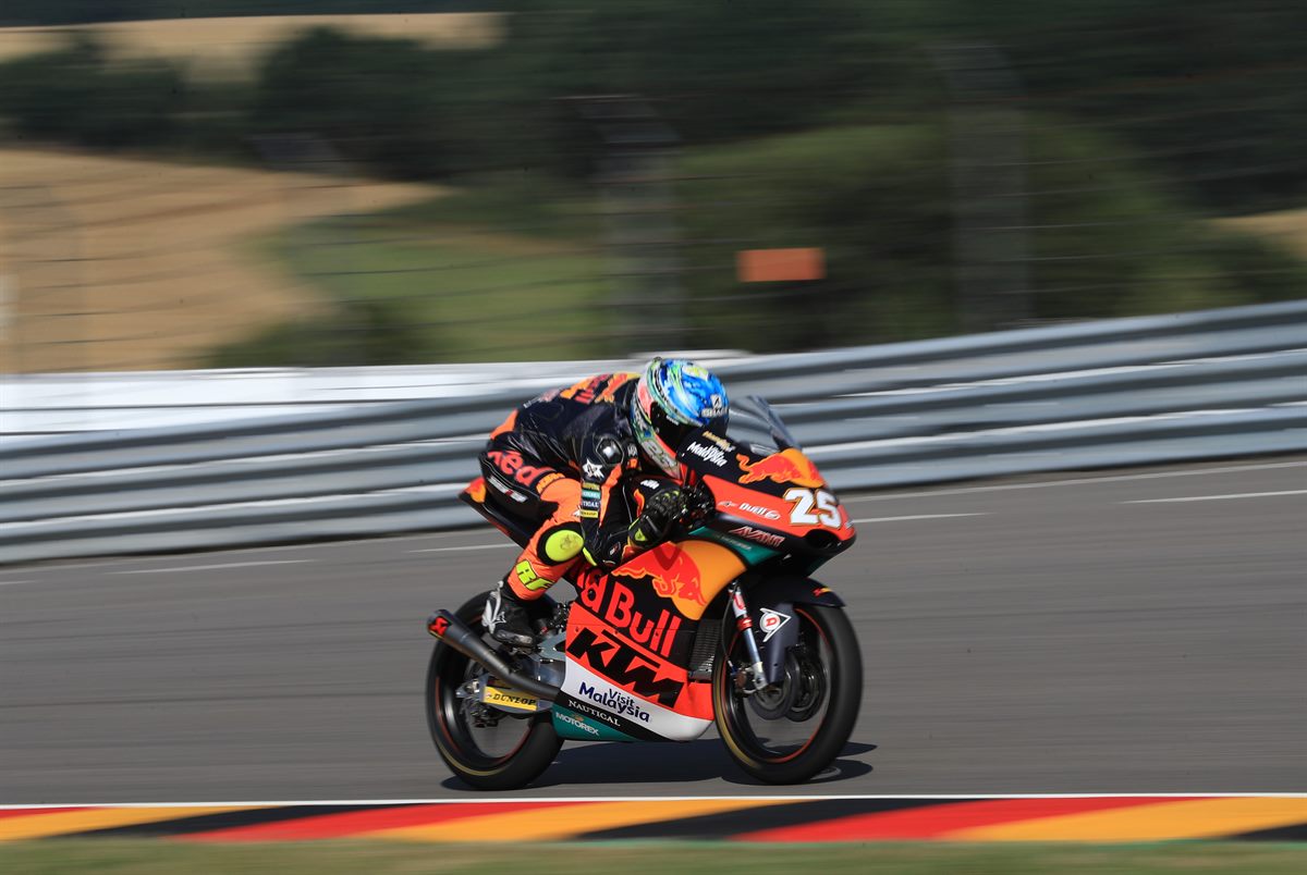 Raul Fernandez KTM RC250 GP Sachsenring 2018