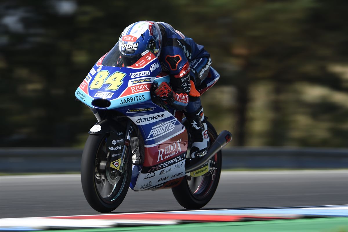 Jacub Kornfeil KTM RC250 GP Automotodromo Brno 2018