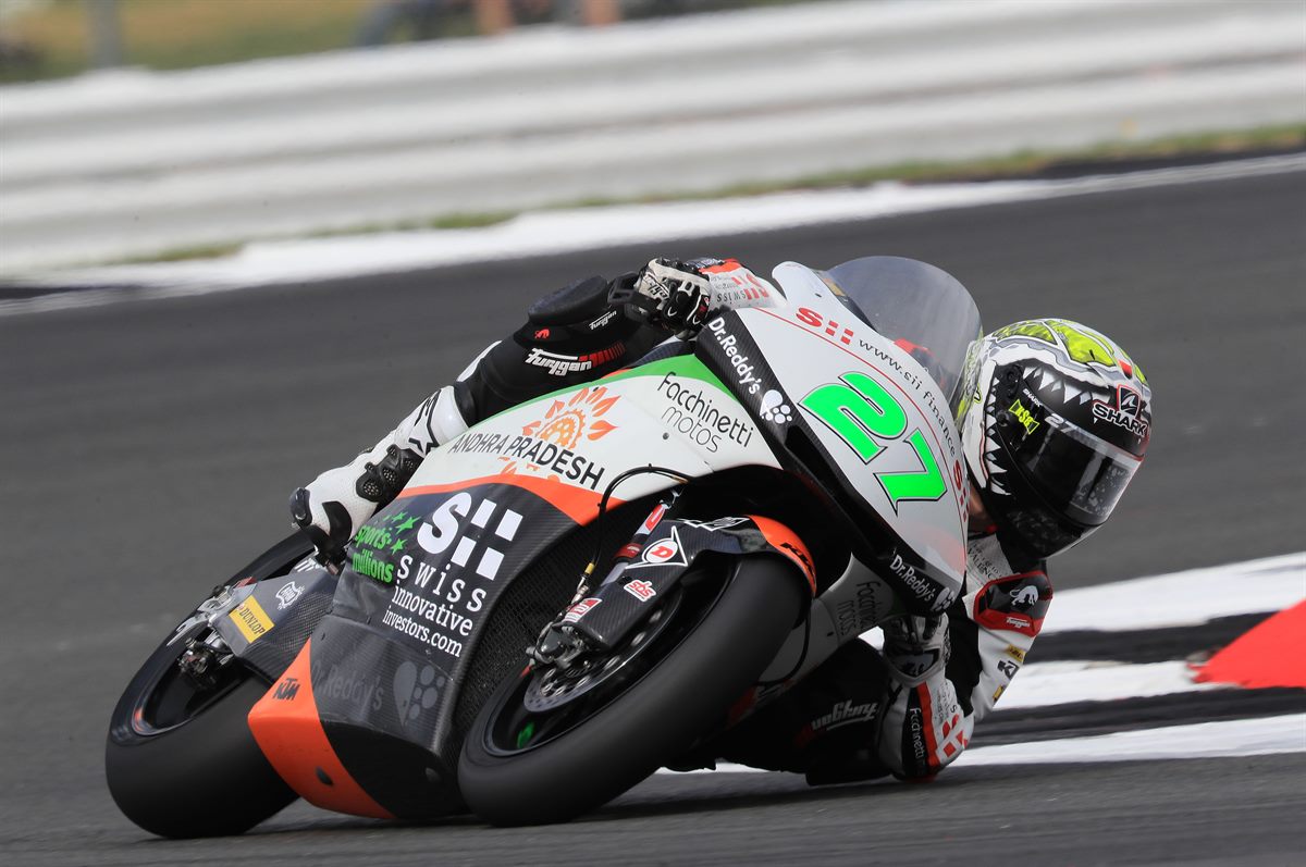 Iker Lecuona KTM Moto2 Silverstone Circuit 2018