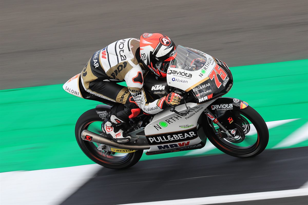 Albert Arenas KTM RC250 GP Silverstone Circuit 2018