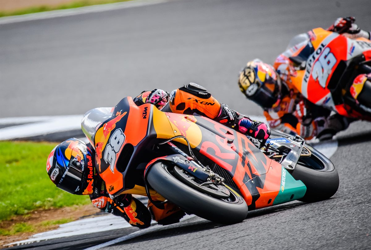 Bradley Smith KTM RC16 Silverstone Circuit 2018