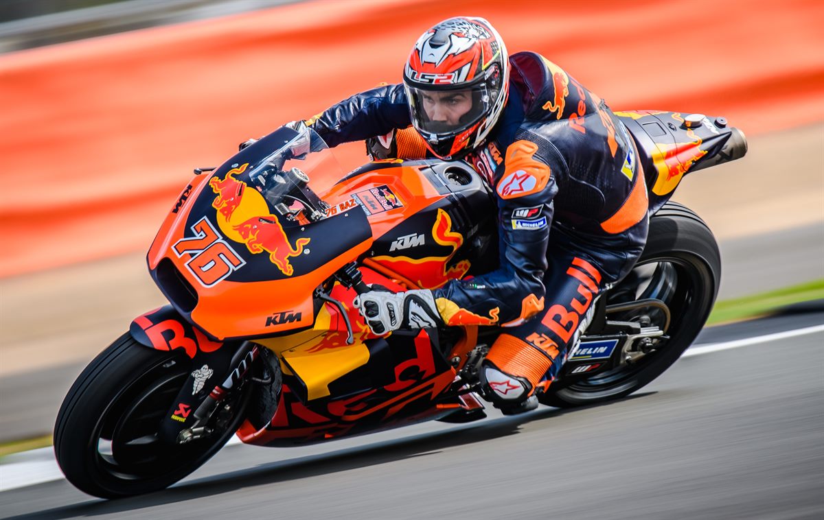 Loris Baz KTM RC16 Silverstone Circuit 2018