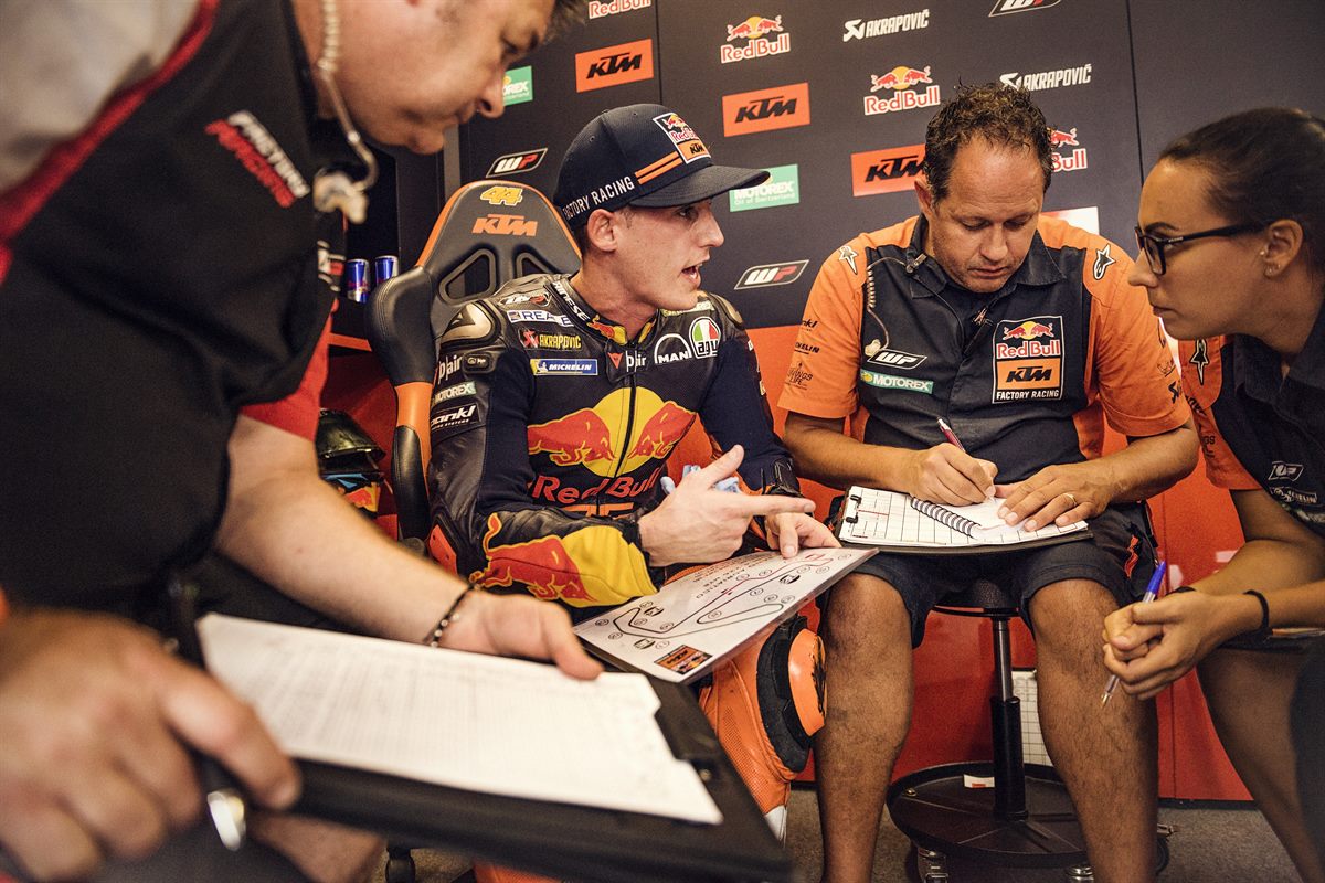 Pol Espargaro & Staff Box Misano World Circuit Marco Simoncelli 2018