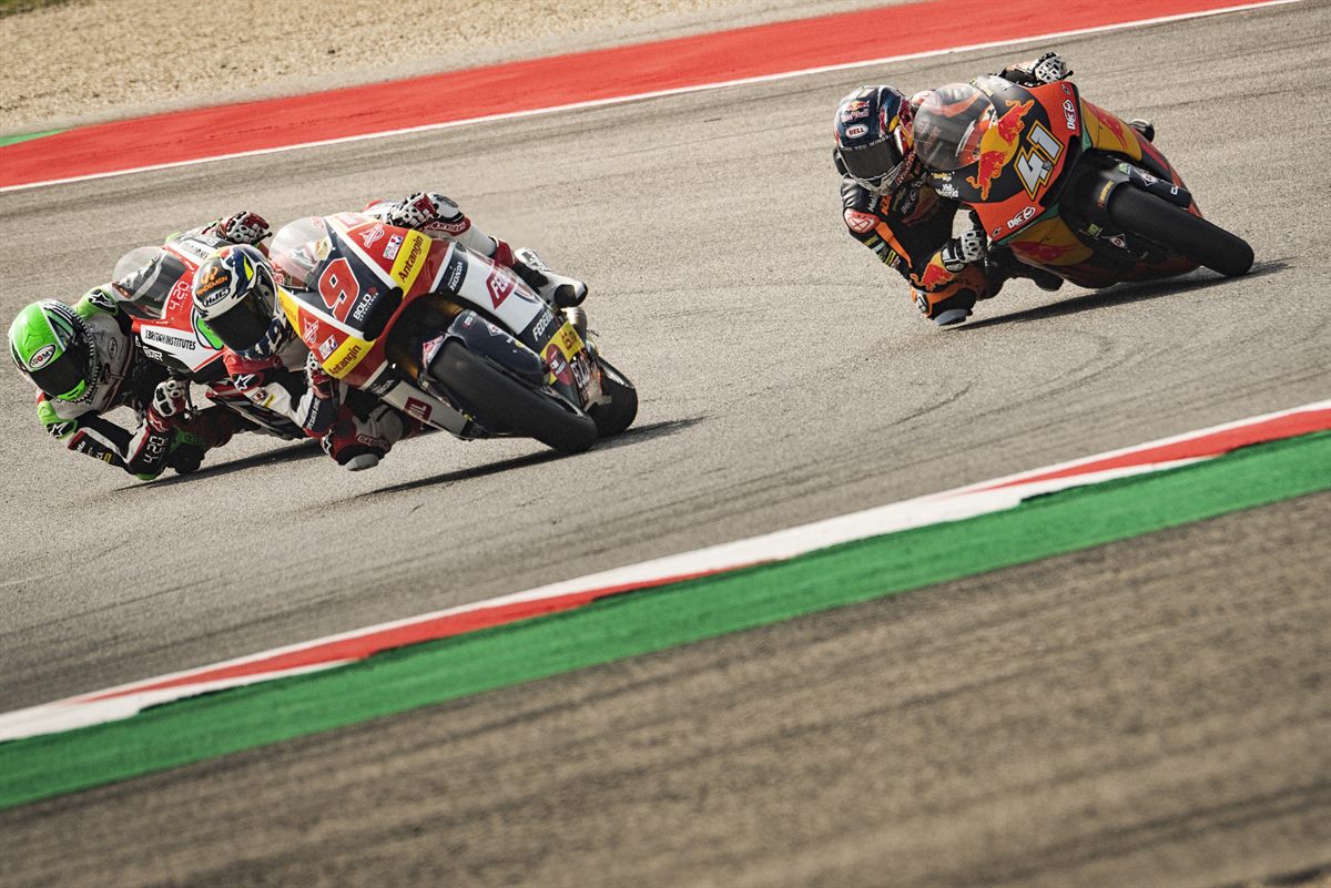 Brad Binder KTM Moto2 Misano World Circuit Marco Simoncelli 2018