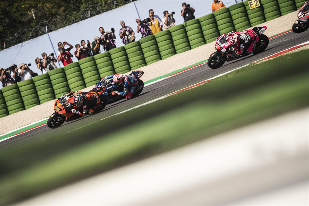 Brad Binder KTM Moto2 Misano World Circuit Marco Simoncelli 2018