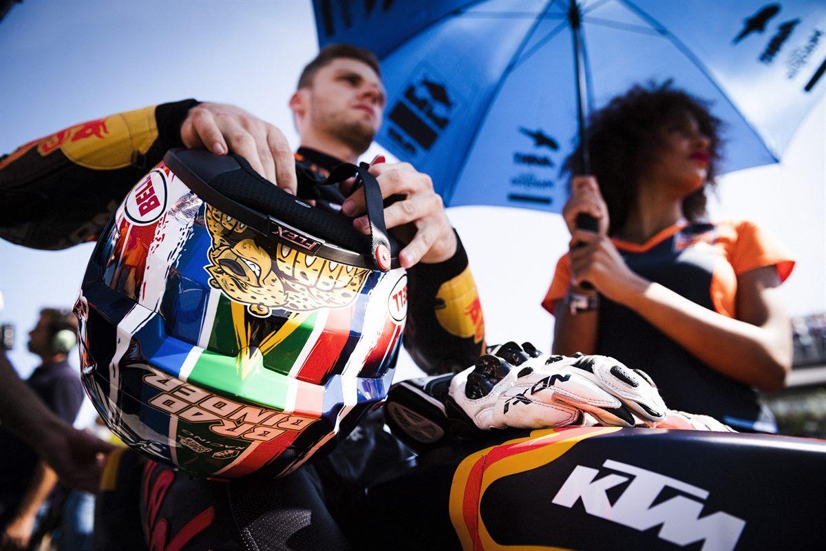 Brad Binder KTM Moto2 Start Misano World Circuit Marco Simoncelli 2018