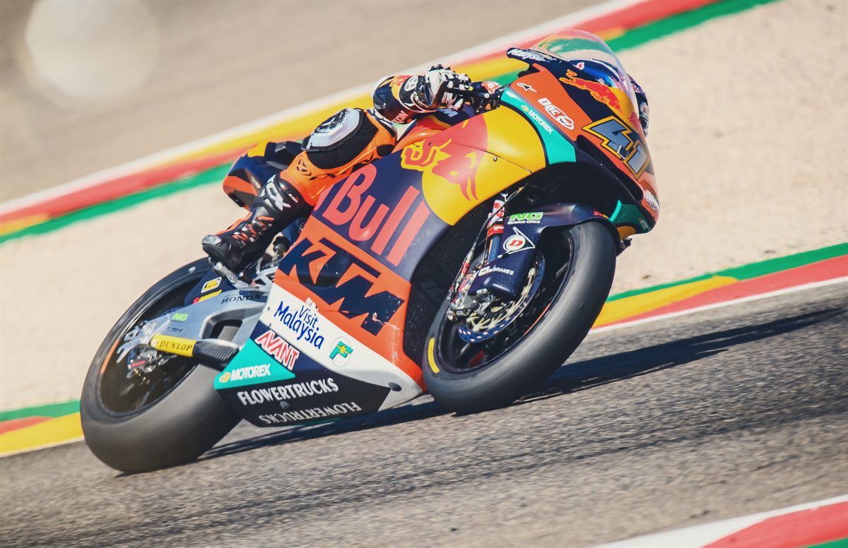 Brad Binder KTM Moto2 MotorLand Aragon 2018