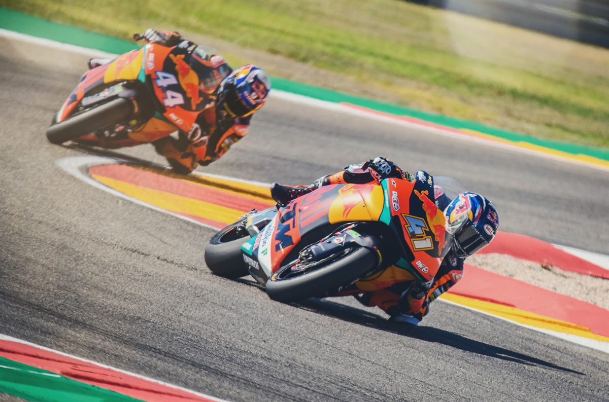Brad Binder & Miguel Oliveira KTM Moto2 MotorLand Aragon 2018
