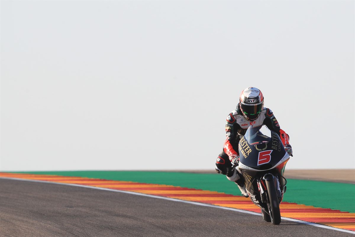 Jaume Masia KTM RC250 GP MotorLand Aragon 2018