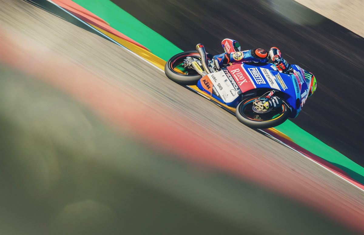 Marco Bezzecchi KTM RC250 GP MotorLand Aragon 2018