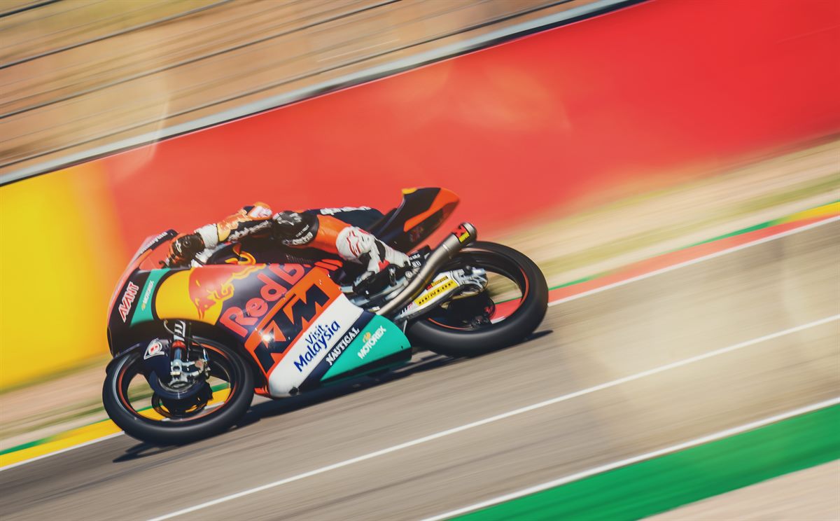 Darryn Binder KTM RC250 GP MotorLand Aragon 2018