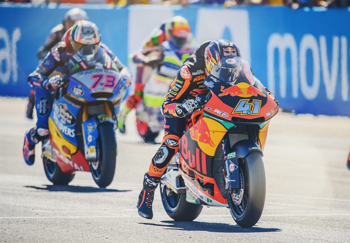 Brad Binder KTM Moto2 MotorLand Aragon 2018