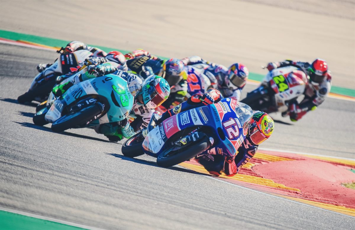 Marco Bezzecchi KTM RC250 GP MotorLand Aragon 2018