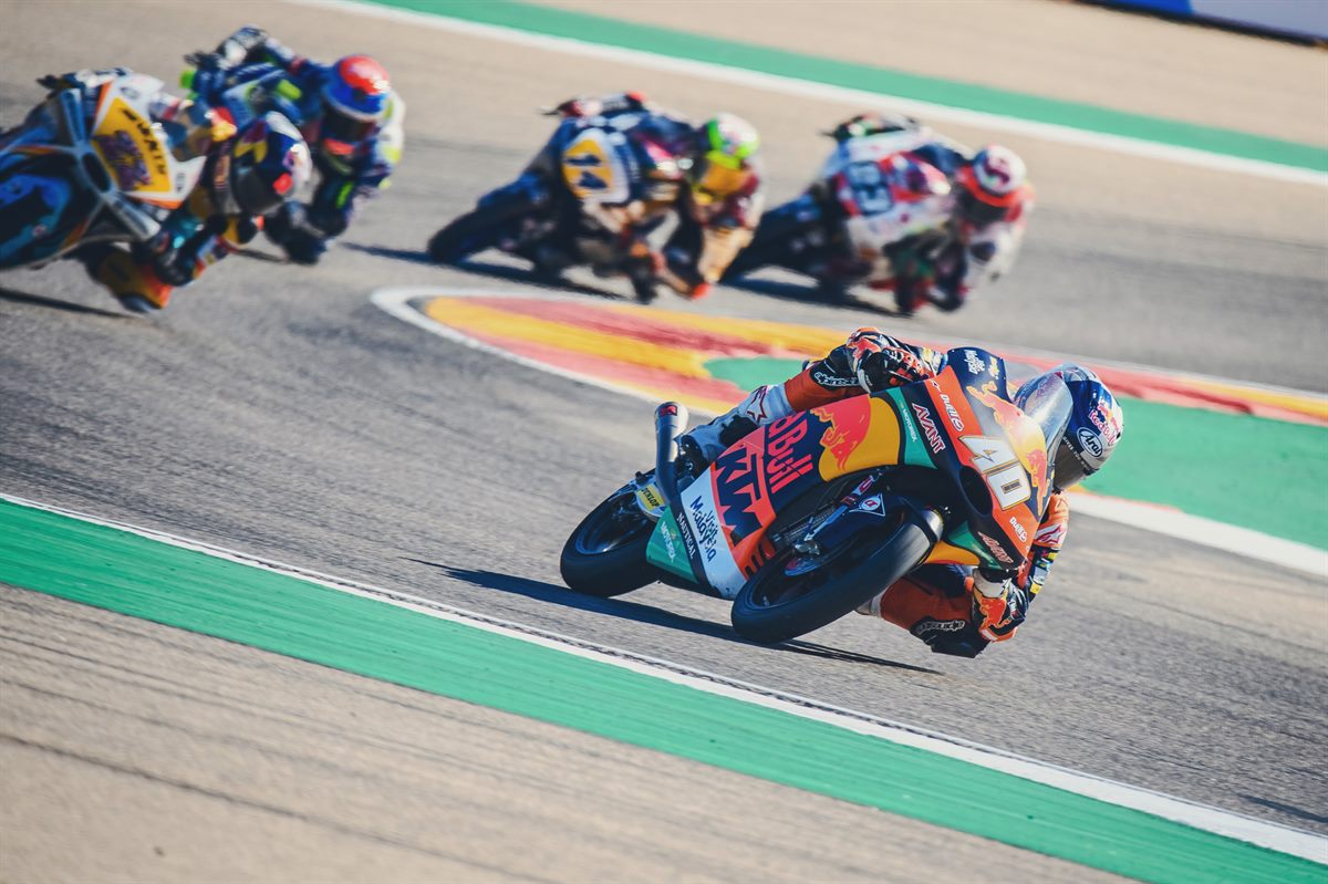 Darryn Binder KTM RC250 GP MotorLand Aragon 2018