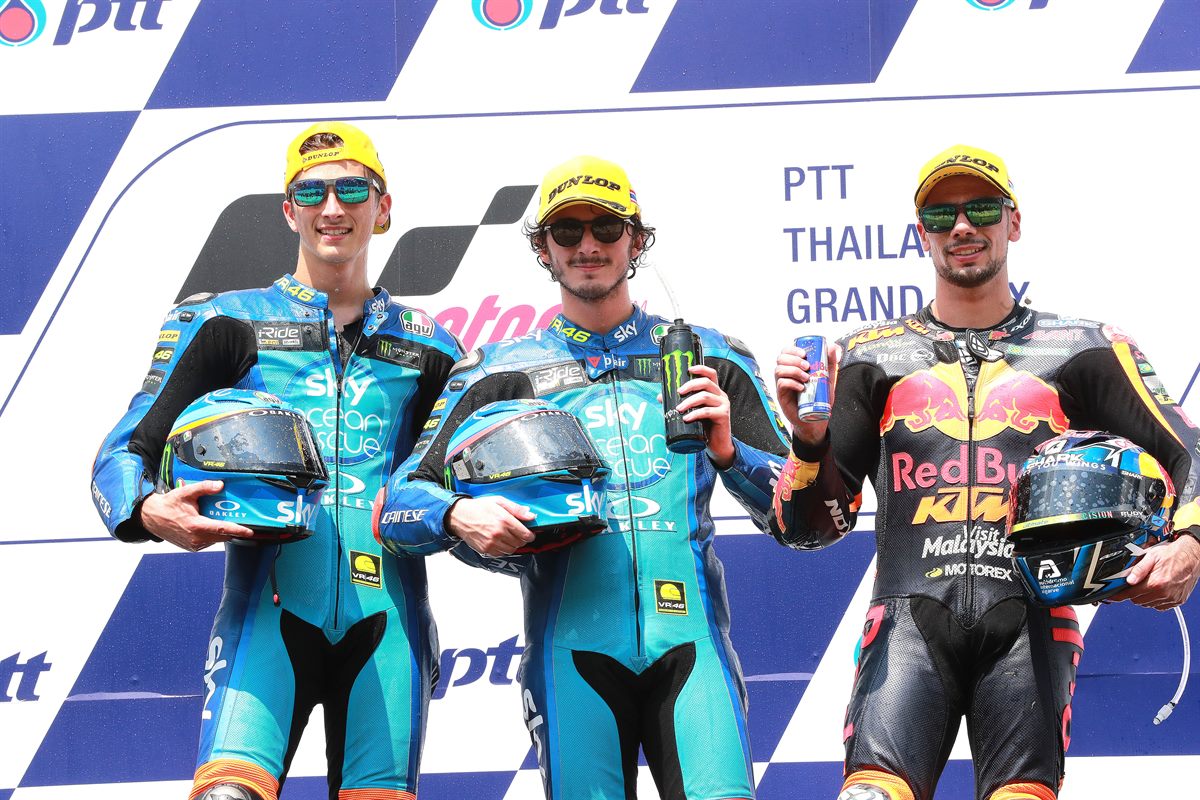Miguel Oliveira Podium Chang International Circuit 2018