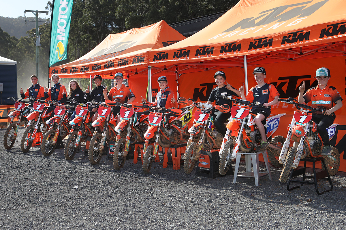 Winning KTM Race Bikes