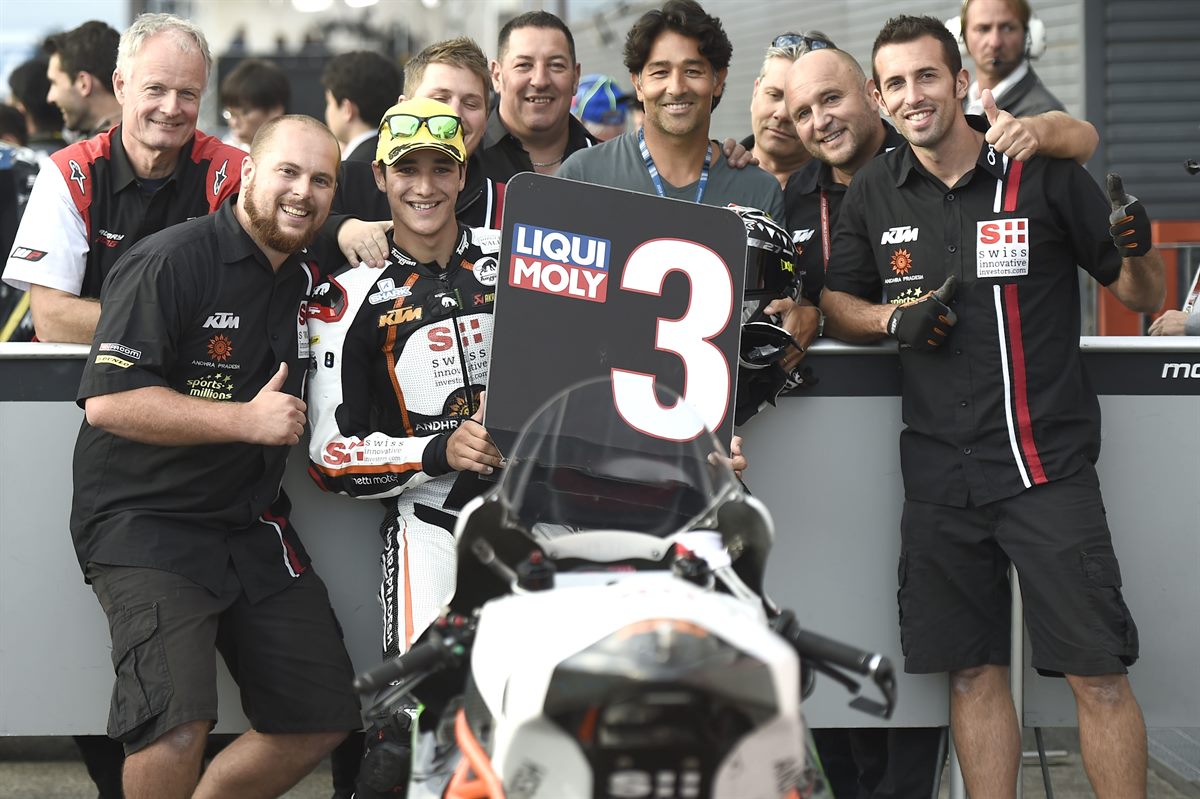 Iker Lecuona & Team KTM Moto2 Parc Ferme Twin Ring Motegi 2018