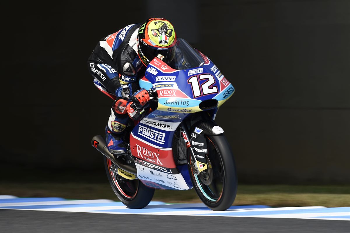 Marco Bezzecchi KTM RC250 GP Twin Ring Motegi 2018