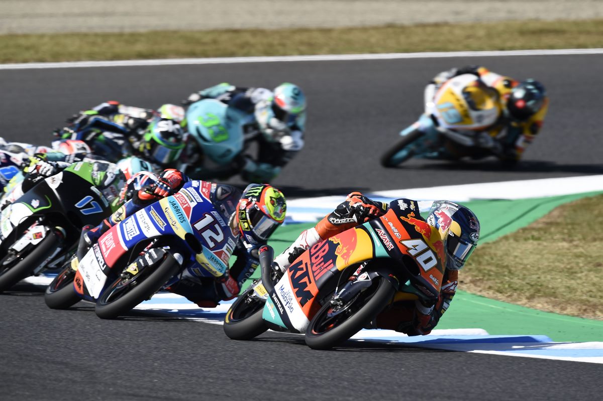 Darryn Binder & Marco Bezzecchi KTM RC250 GP Twin Ring Motegi 2018