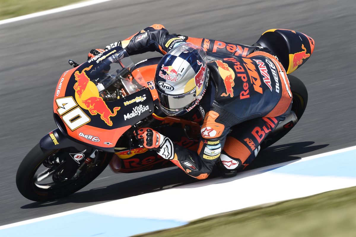 Darryn Binder KTM RC250 GP Phillip Island 2018