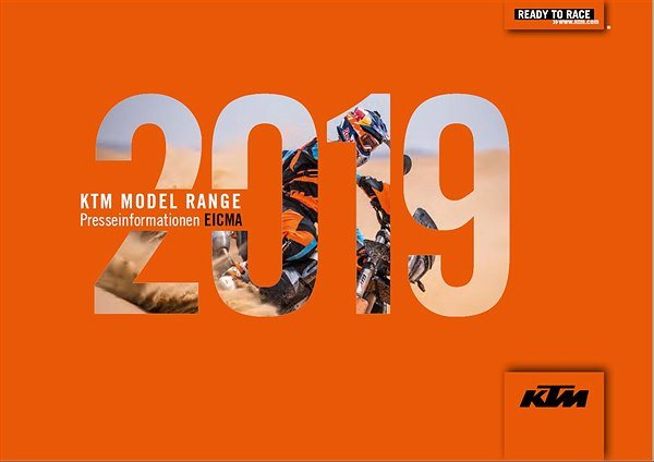 KTM Press Booklet_EICMA 2018_MY19_DE