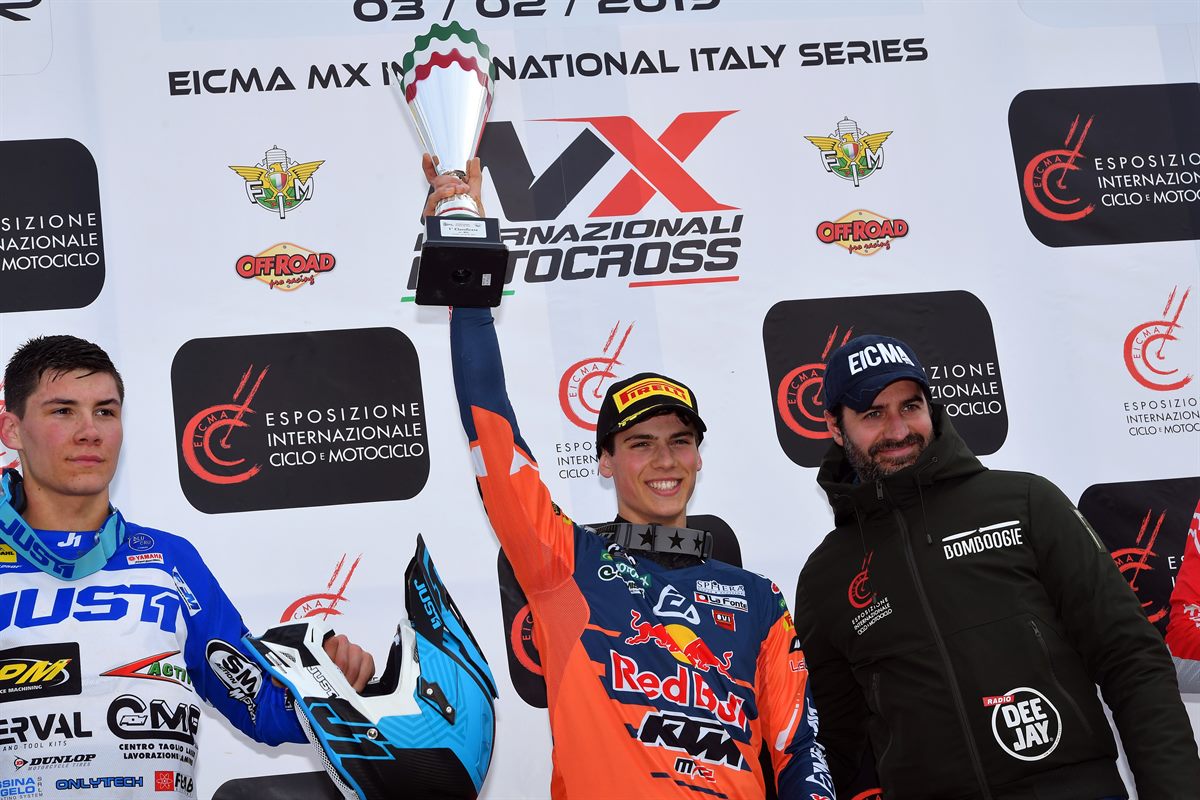 Jorge Prado KTM 250 SX-F 2019 Ottobiano Italian Championship