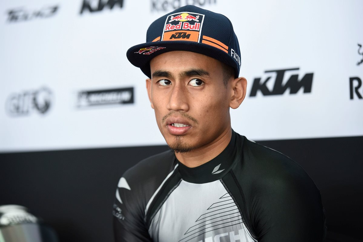 Hazifh Syahrin KTM RC16 MotoGP Sepang test 2019