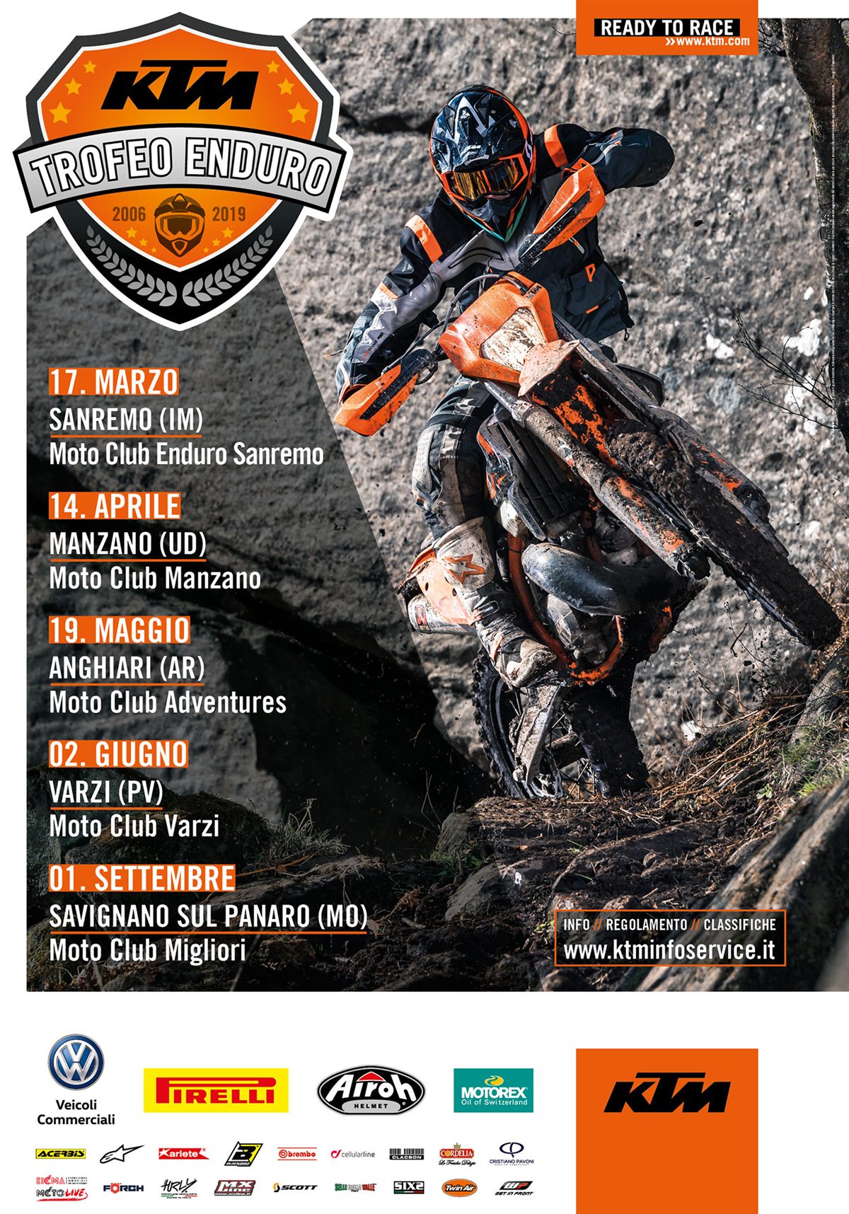KTM Trofeo Enduro 2019 Poster Ufficiale [Anteprima]