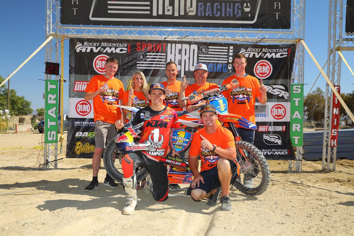 TAYLOR ROBERT - 2019 SPRINT HERO CHAMPION