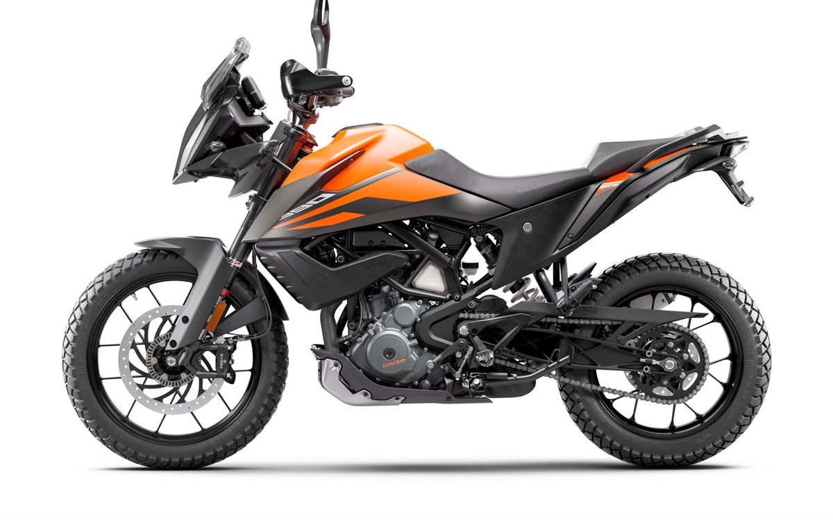 KTM 390 ADVENTURE MY20 Orange - left