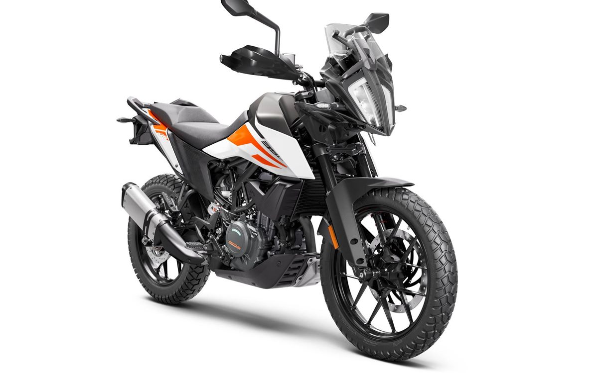 KTM 390 ADVENTURE MY20 White - front-right