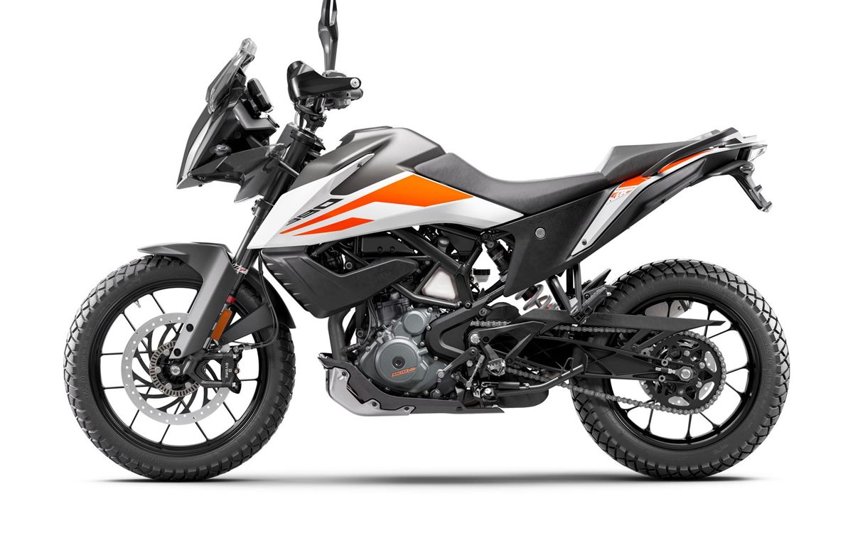 KTM 390 ADVENTURE MY20 White - left
