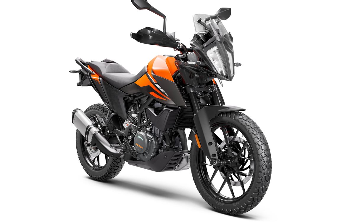 KTM 390 ADVENTURE MY20 Orange - front-right