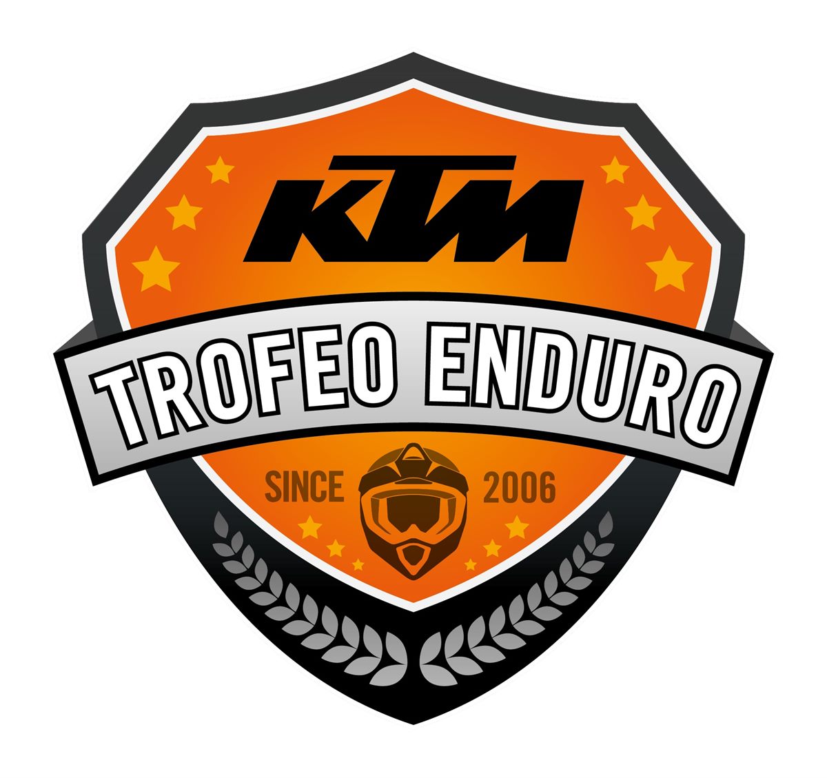 KTM Trofeo Enduro Logo Since 2006