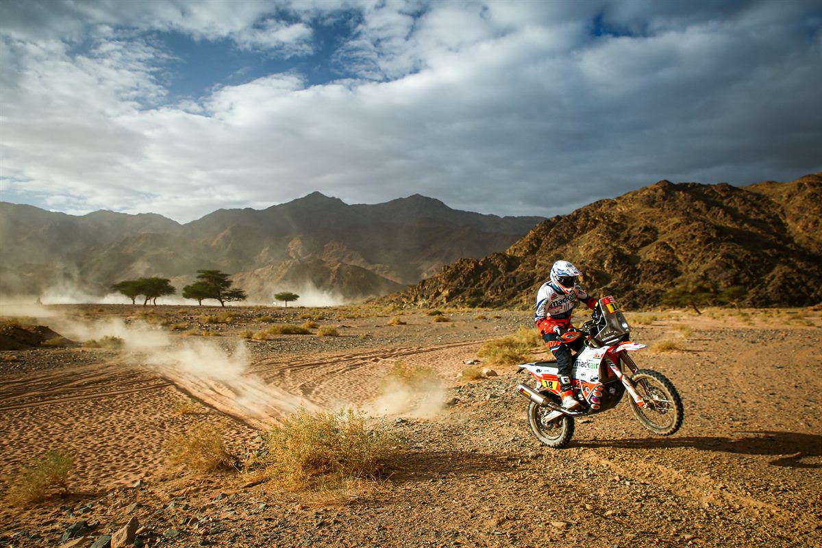 Ross Branch at the 2020 Dakar Rally. Photo: FotoP