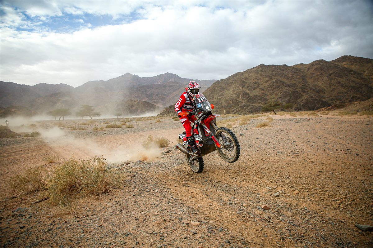 Kirsten Landman at the 2020 Dakar Rally. Photo credit: FotoP