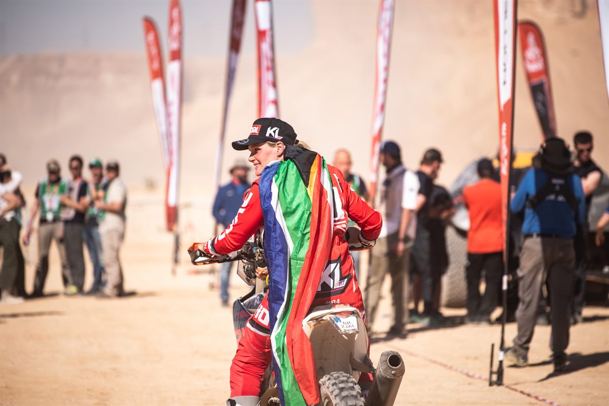 Moments from the 2020 Dakar Rally. Photo: FotoP