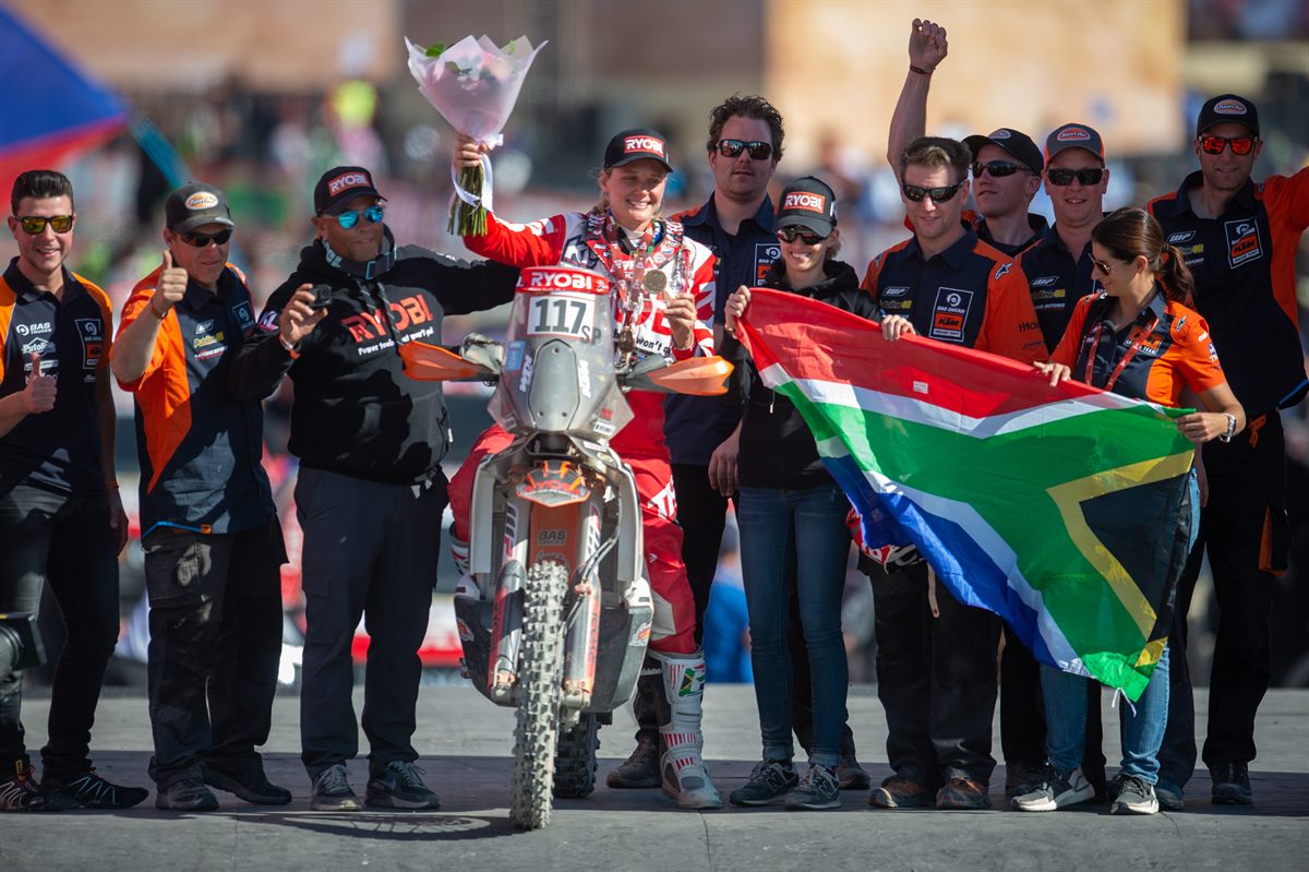 Moments from the 2020 Dakar Rally. Photo: FotoP