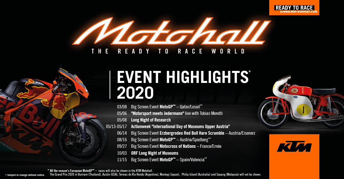 KTM Motohall Event Highlights 2020