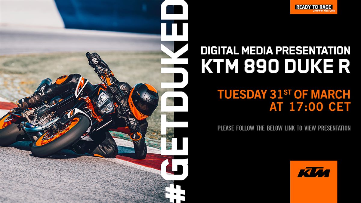 Invitation KTM 890 DUKE R_Media Presentation 2020