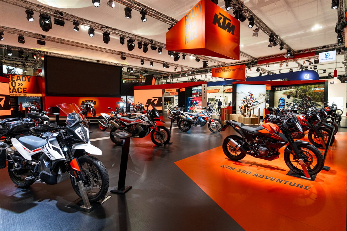 KTM Stand auf der EICMA 2019