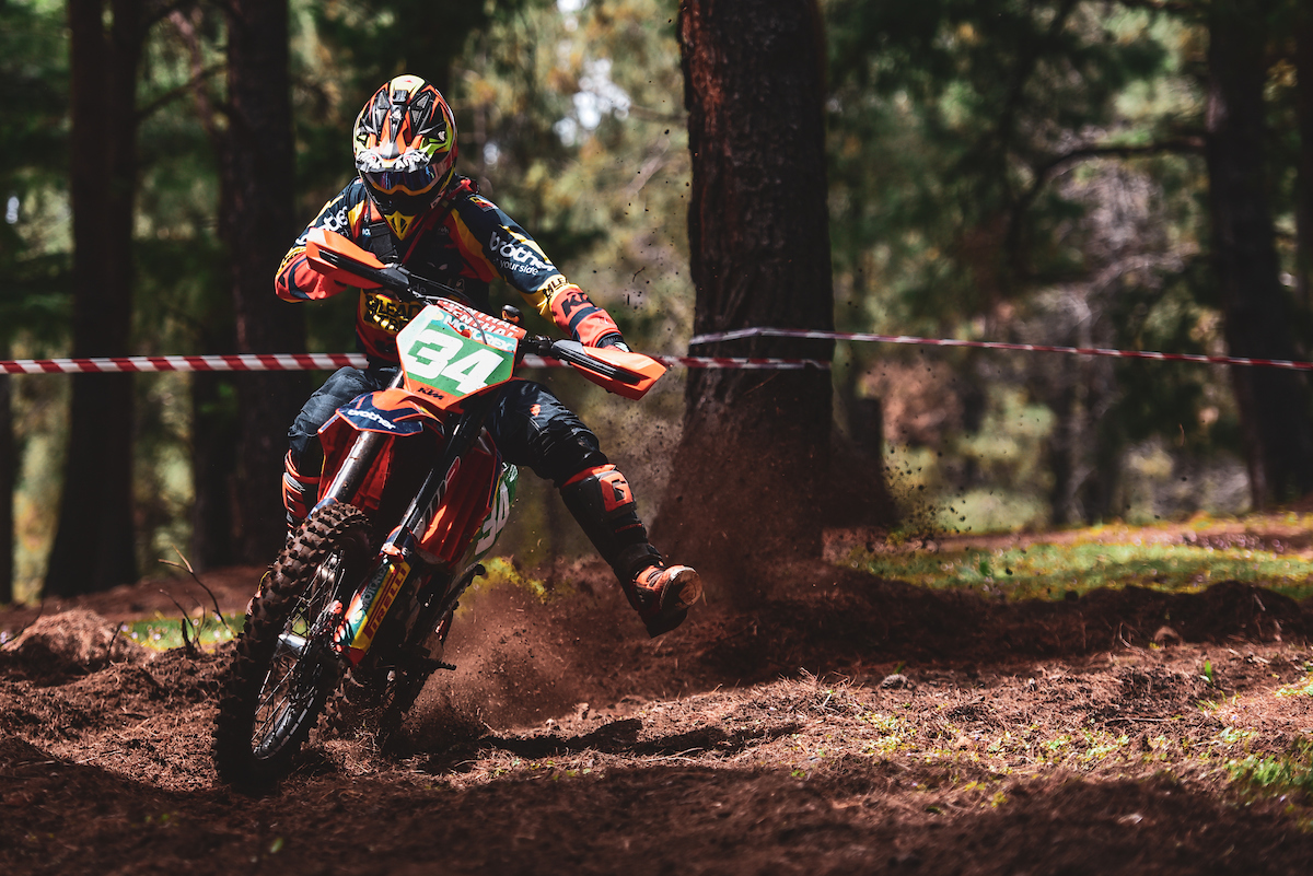 Bradley Cox at the start of the 2020 season. 