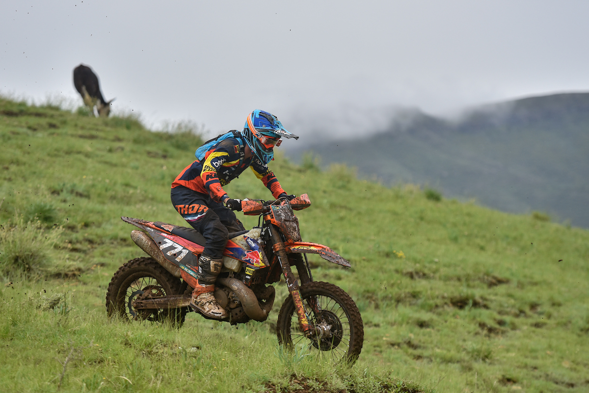 Scott Bouverie at the first round of the National Enduro Championship.