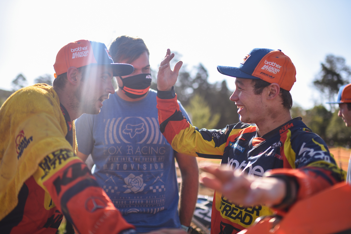 Brad Cox at round three of the National Enduro Championship.