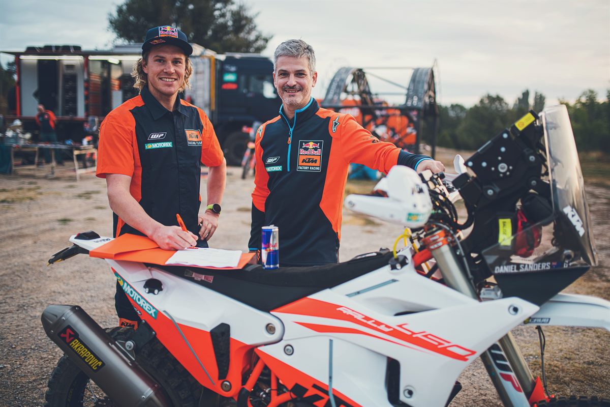 KTM RALLY Daniel Sanders