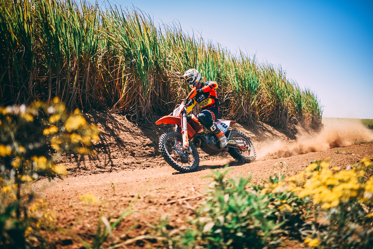 Jarryd Coetzee in action at the final round of the 2020 National Cross Country Championship.