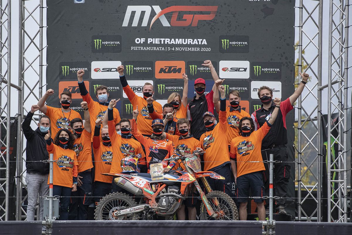 TOM VIALLE KTM 250 SX-F 2020 PIETRAMURATA - WORLD CHAMPION